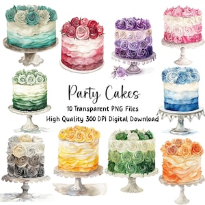 Schöne Party Kuchen Clipart, Bäckerei Kuchen Bilder, Einladung Clipart, Food-Grafiken, Desserts, PNG, kommerzielle Nutzung