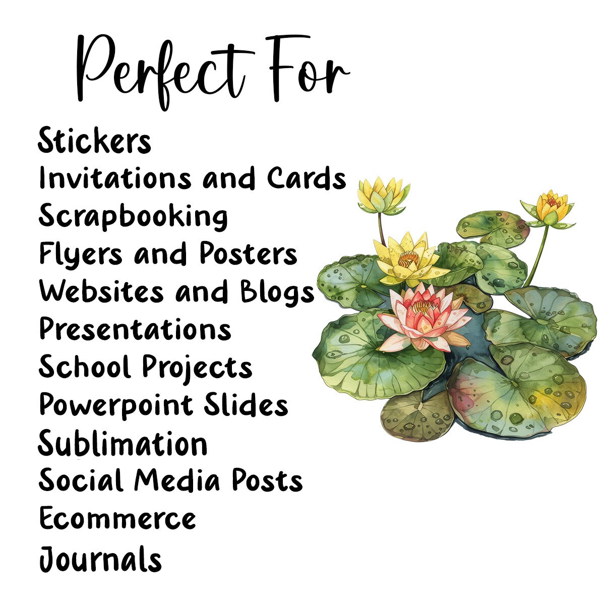 Whimsical Watercolor Frog Clipart Frog Images Beautiful Frog and Lily