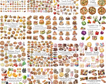 Food Clipart Mega Collection: 600+ PNG Illustrations (Commercial Use)