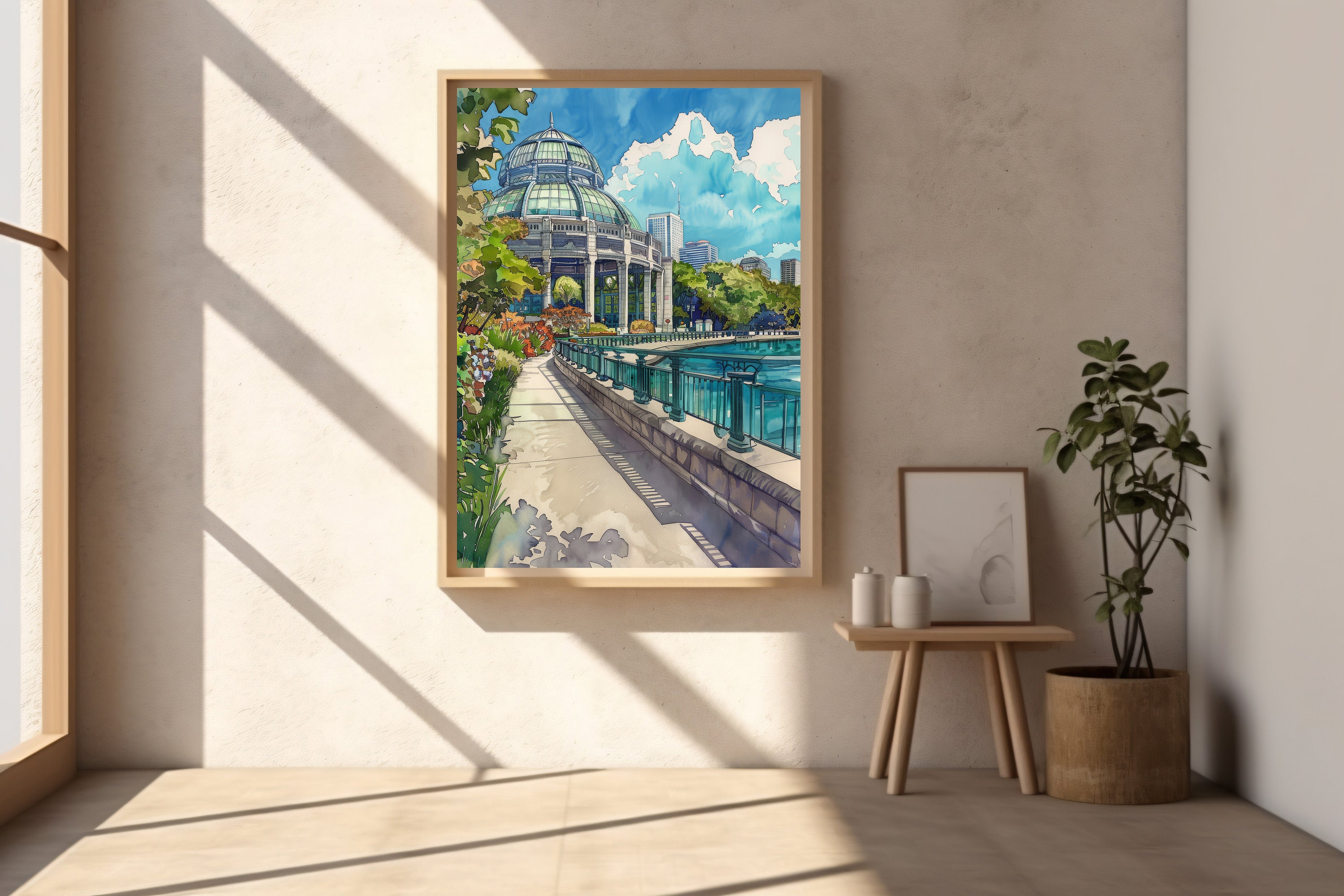 CHICAGO Wall Art, Chicago Shoreline, High Quality Printable File ...