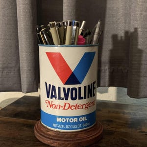 Vintage Valvoline  Oil Filter  Pen/Pencil Holder