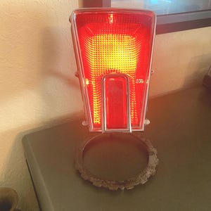 66&#39; Dodge Coronet Tail Lamp - Car Part Decor/Car part Art/Steam Punk/Up Cycled/Industrial. Great gift for dad,husband,gearhead