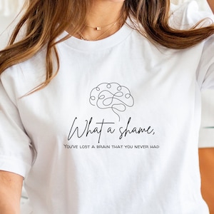 The 1975 Ballad of Me and My Brain Shirt I The 1975 Lyric Shirt