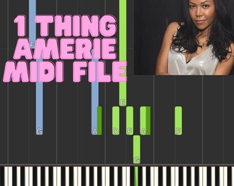 1 Thing by Amerie Piano Midi & MP3 FIles