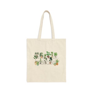 Unique Plant Parent Gift - My Kind of Magic Cotton Canvas Tote Bag