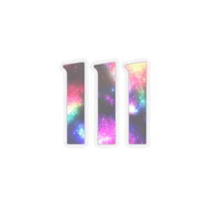 Angel Number 111 Sticker (Rainbow Galaxy)