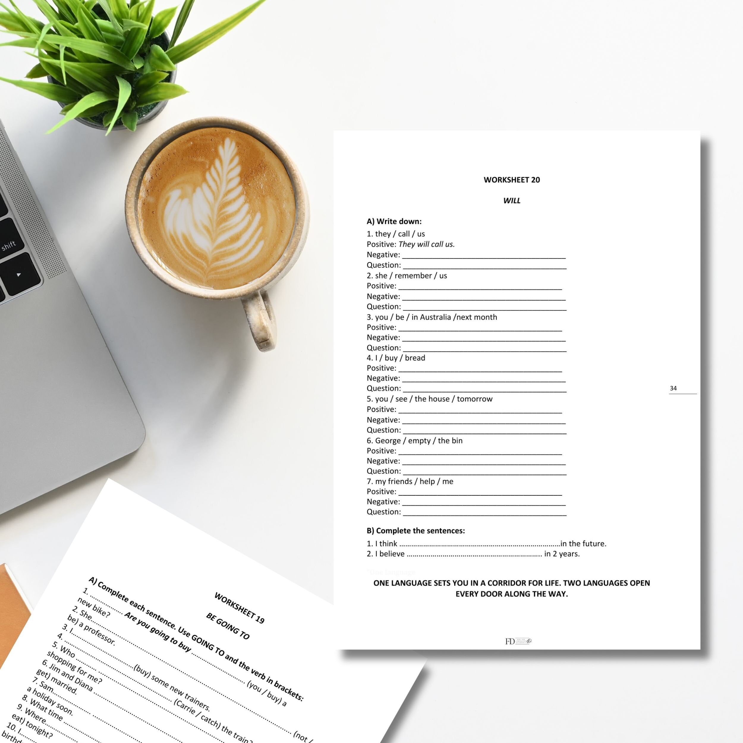 A1 Grammar Worksheets, Printable Worksheets, A1 Grammar Book, Grammar ...