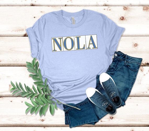Nola New Orleans Street Tiles Tee Shirt Nola New Orleans Street Tiles Tee Shirt