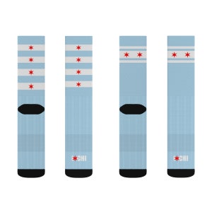 Chicago Flag Socks
