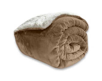 Hochwertige Kuscheldecke als Geschenk, Sofaüberwurf Wohndecke Sofadecke Extra Weich & Flauschige Decke für Winter