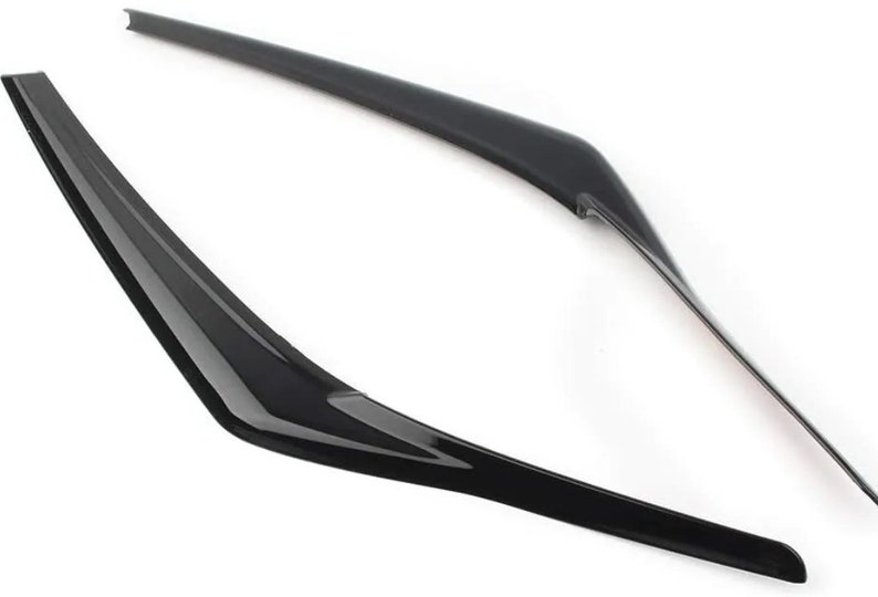 Camry 20182024 Gloss Black Headlight Eyelid Covers Etsy