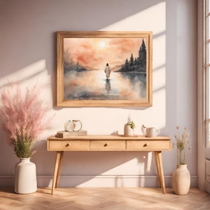 Jesus Walking on Water| Landscape Artwork | Christian Wall Art ...