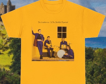 The Cranberries, To The Faithful Departed, Álbum, Impresión vintage descolorida, Camiseta de algodón pesado unisex