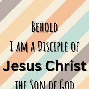 2024 Young Women,  2024 LDS Theme, LDS Youth Theme, LDS Bookmark, Disciple of Christ,