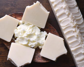 Grass-Fed Tallow Soap Bar: Unscented Gentle, Sensitive Skin Moisturizing (Goat Milk)