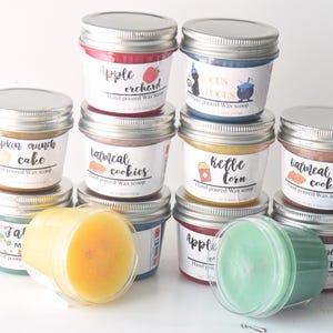 FOOD WAX MELTS Scoopable Wax Melts Strong Scented Wax Melt Wax Scent Wax Tart Scent Highly Scented Wax Melt for Warmers 70 Scents Variety