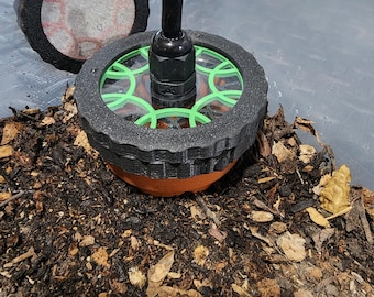 Terra-pod, slow wicking ollas style pods for invertebrate bins, bioactive enclosures and plants