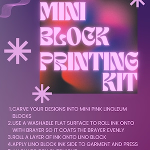 Mini Blockprinting Kit