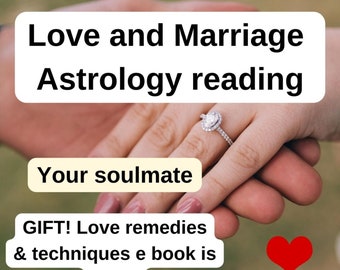 Vedic Astrology Love Reading Your future spouse astrology reading who is  soulmate reading mini vedic astrology reading synastry  draw