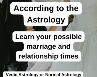 Astrology Love Reading astrology Marriage time reading vedic astrology