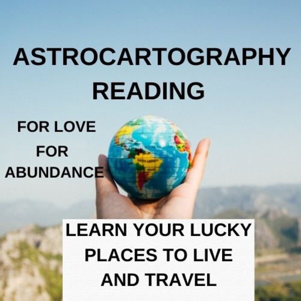 Astrokartographie Reading Astrologie Reportage Glücksorte zum Leben und Reisen Umzug Liebe Lesen Geldlesen Glücksorte Tierkreiszeichen