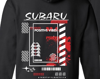 Subaru Positive Vibes Hoodie or T-Shirt | Free Shipping