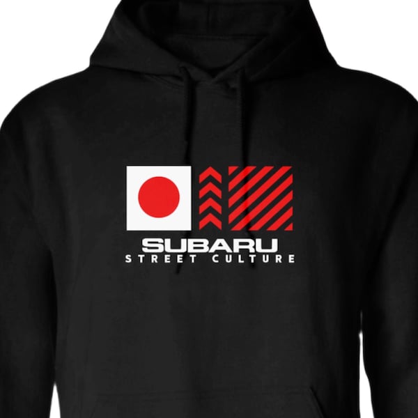 Subaru-Straßenkultur | Japanisches Design | Einzigartiges JDM-Kapuzenpullover-Sweatshirt | StreetStyleOutfits