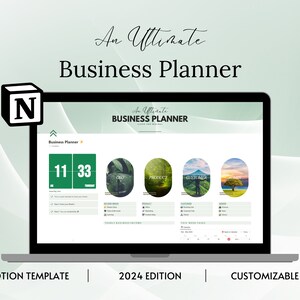Notion Business Planner Template: All-in-One Business Dashboard
