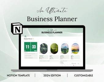 Notion Business Planner Template: All-in-One Business Dashboard