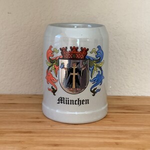 GERZ MUENCHEN (Munich) Beer Stein Made in West Germany 0.5 Liters - Preowned