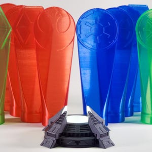 Extra Holograms for Custom Star Wars Battlefront Command Post Replica - 3D Printed Action Figure Accessories Desk Lamp Collector Decor