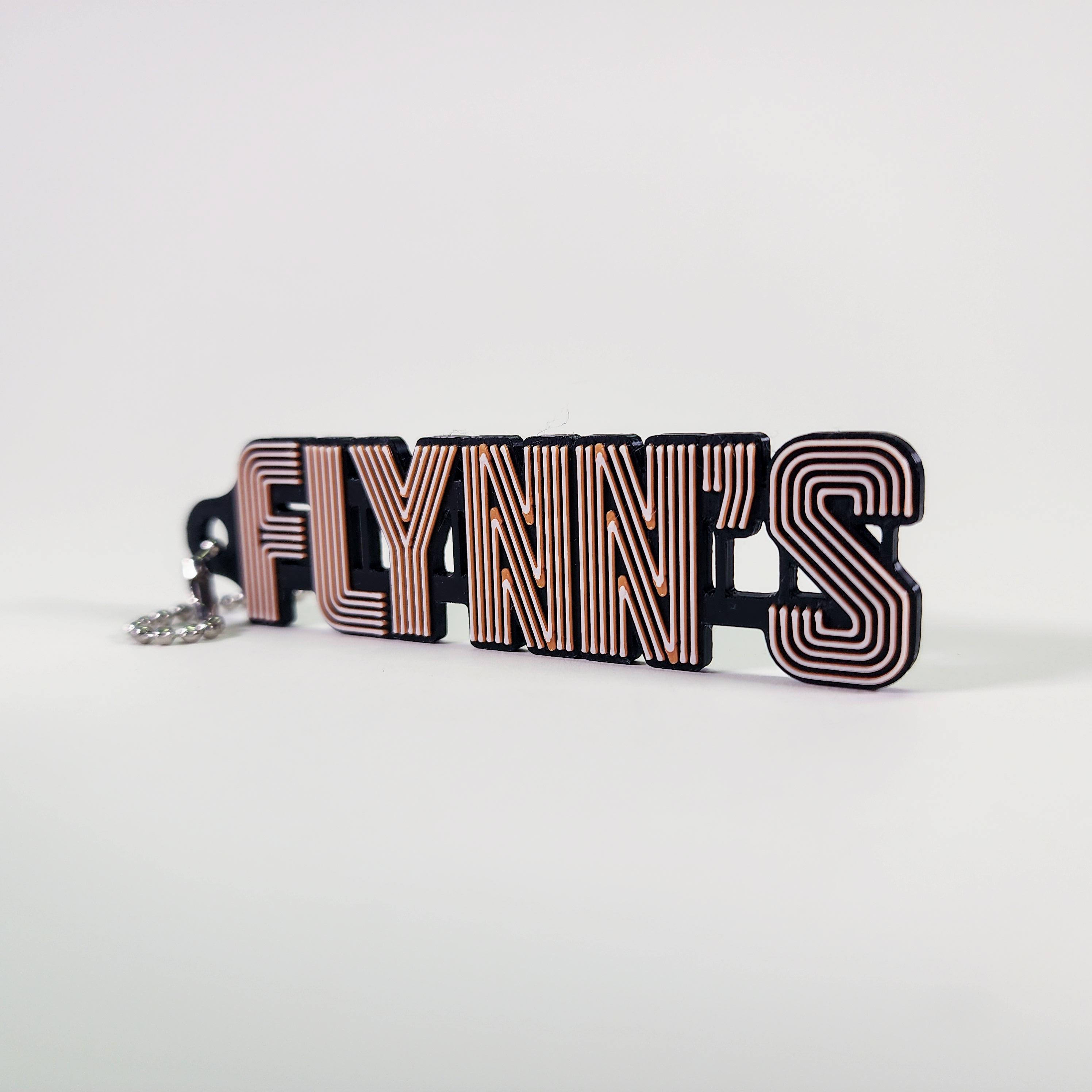 Flynn Rider Key Chain TRON Inspired Keychain | Flynn's Arcade Neon Sign Replica Retro Movie ...