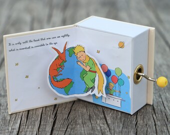 ミニ「星の王子さま」本型オルゴール | 本好きの方、星の王子さま