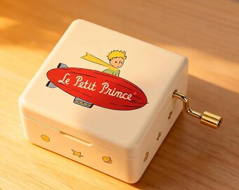Personalized Little Prince  Music Box / NewBorn Engraved Name Custom Gift / Birthday Gift /Father's Day Gift/Le Petit Prince Souvenirs