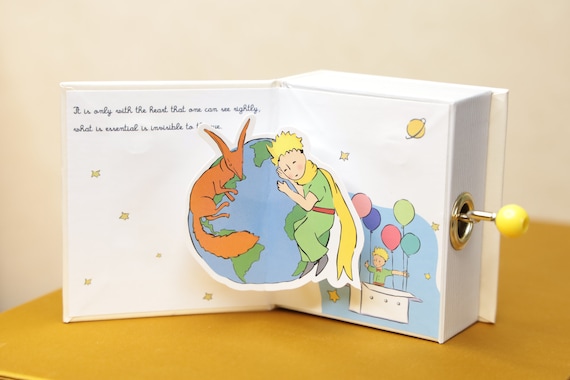 【新品】星の王子さま オルゴール ダンシング オルゴール リドルプリンス ミニ「星の王子さま」本型オルゴール | 本好きの方、星の王子さま