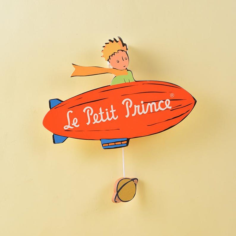 The Little Prince Music Box/pull String Music Box/wall Décor/airship ...