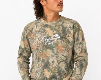 Cowboy Club Waffle Tee 7.0 oz | KDM Vintage