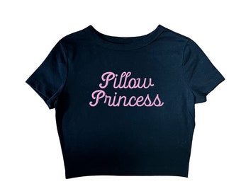 Embroidered Pillow Princess Baby Tee