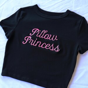 Embroidered Pillow Princess Baby Tee