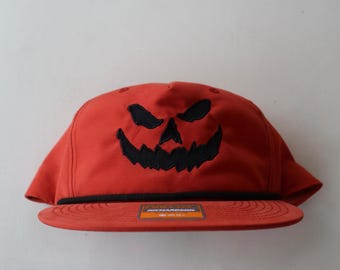 Pumpkin Face Umpqua Gramps Cap, Unisex, Adult, Snapback Hat