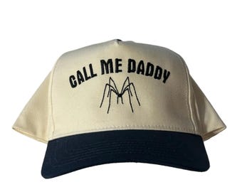 Embroidered Call Me Daddy - Daddy Long Leg Spider Hat, Unisex, Adult