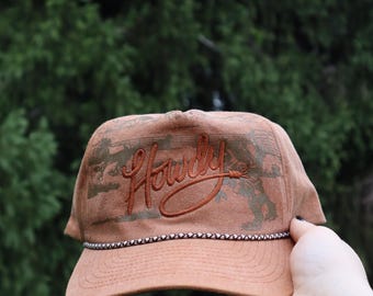 Faded Clay Howdy Horse Hat