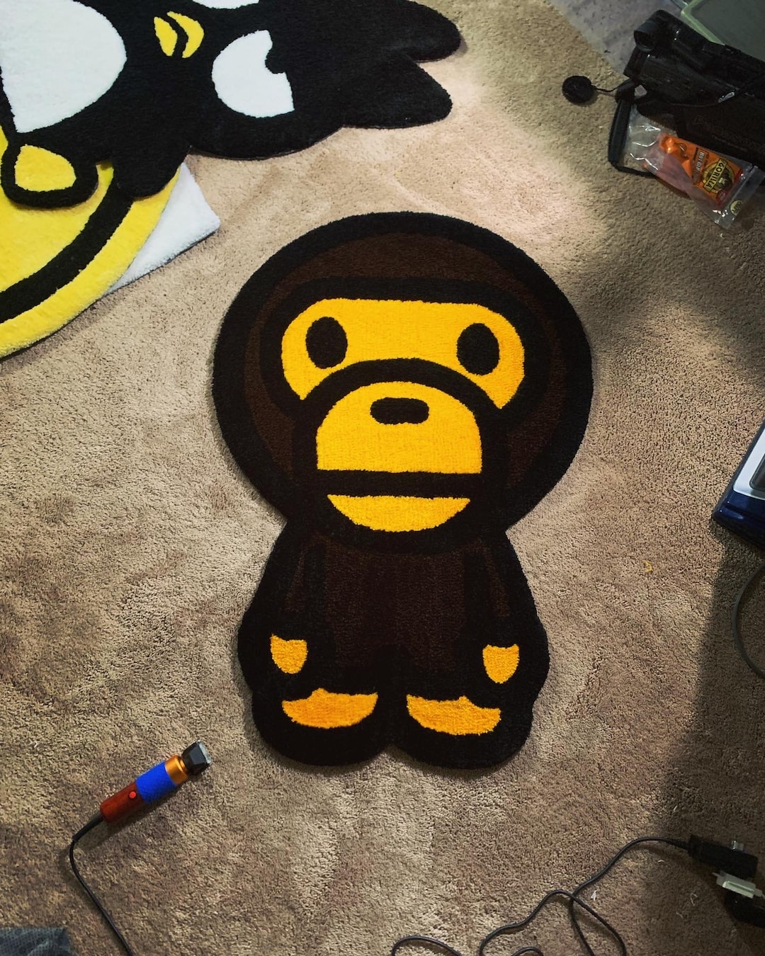 BAPE BABY MILO ALL BABY MILO RUG ラグマット Bape Baby Milo Custom Rug - Etsy