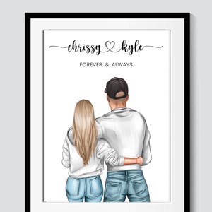 Uniek koppelcadeau voor vriendin/haar vriend/vrouw/echtgenoot/aangepast koppelcadeau jubileumcadeau/Valentijnsdagcadeau voor hem/haar