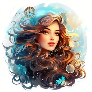 Frohes neues Jahr! Clipart Bundle, 23 hochwertige JPGs, 4267x4267 pix, 300 dpi, Digitaler Download, Kartenherstellung, Digitales Papiermodell