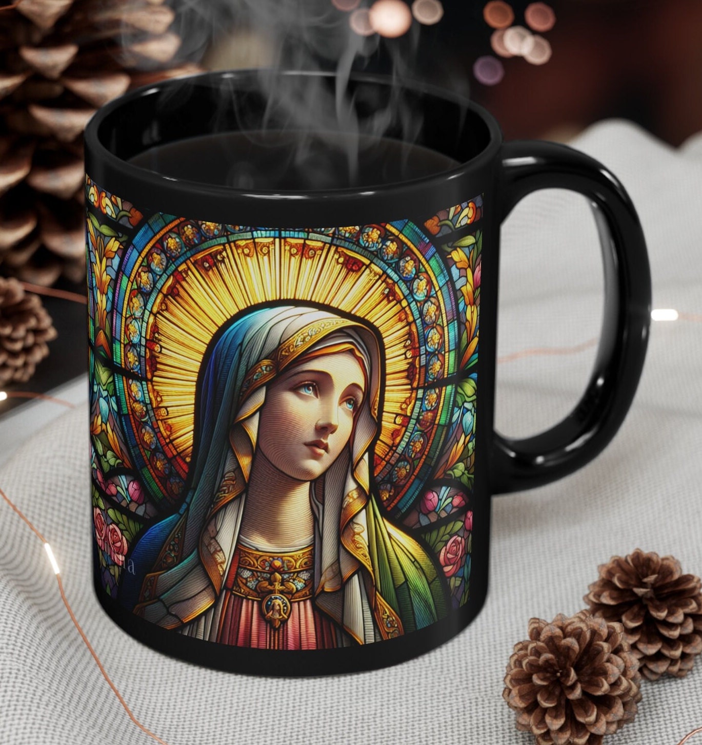 3rd Madonna, saints Coffee Mug,  Madonna Coffee Mug, saints mug, christian mug, faith mug