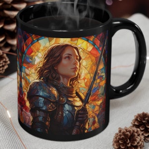 St Joan Of Arc saints Coffee Mug,  St Joan Of Arc Coffee Mug, saints mug, christian mug, faith mug