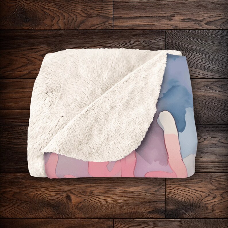 Personalized Sherpa Coral Reef Fish Blanket Customized Unique Fleece Throw Custom Throw Fish