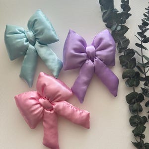 Puffy Bow Bag Charms Keychain Cute Keychains for Purse Summer Keychain Handmade Bag Charms