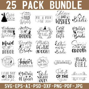 Bruiloft SVG, bruid svg, bruidegom svg, Dhr. & mevrouw Svg, bruiloft 2024 svg, bruiloft citaten svg, bruiloft borden, gesneden bestand Cricut, huwelijk svg wordt afgedrukt